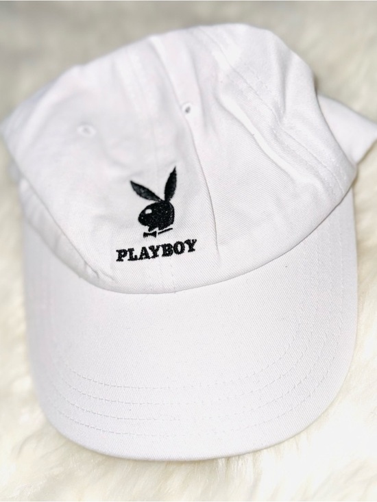 PLAYBOY Accessories - PLAYBOY White Cap with Black Logo